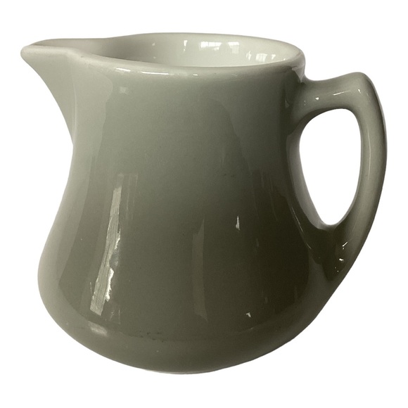 Shenango Ceramic Pottery Creamer Syrup Restaurant Hotel Ware Light Green VTG EUC - Picture 11 of 14